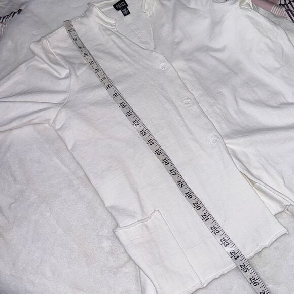 Eileen Fisher Patch Pocket Jersey Cardigan Womens Size Medium - Picture 5 of 14